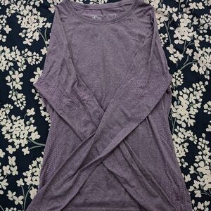 Figs Salta Seamless Longsleeve Underscrub - Violet opal